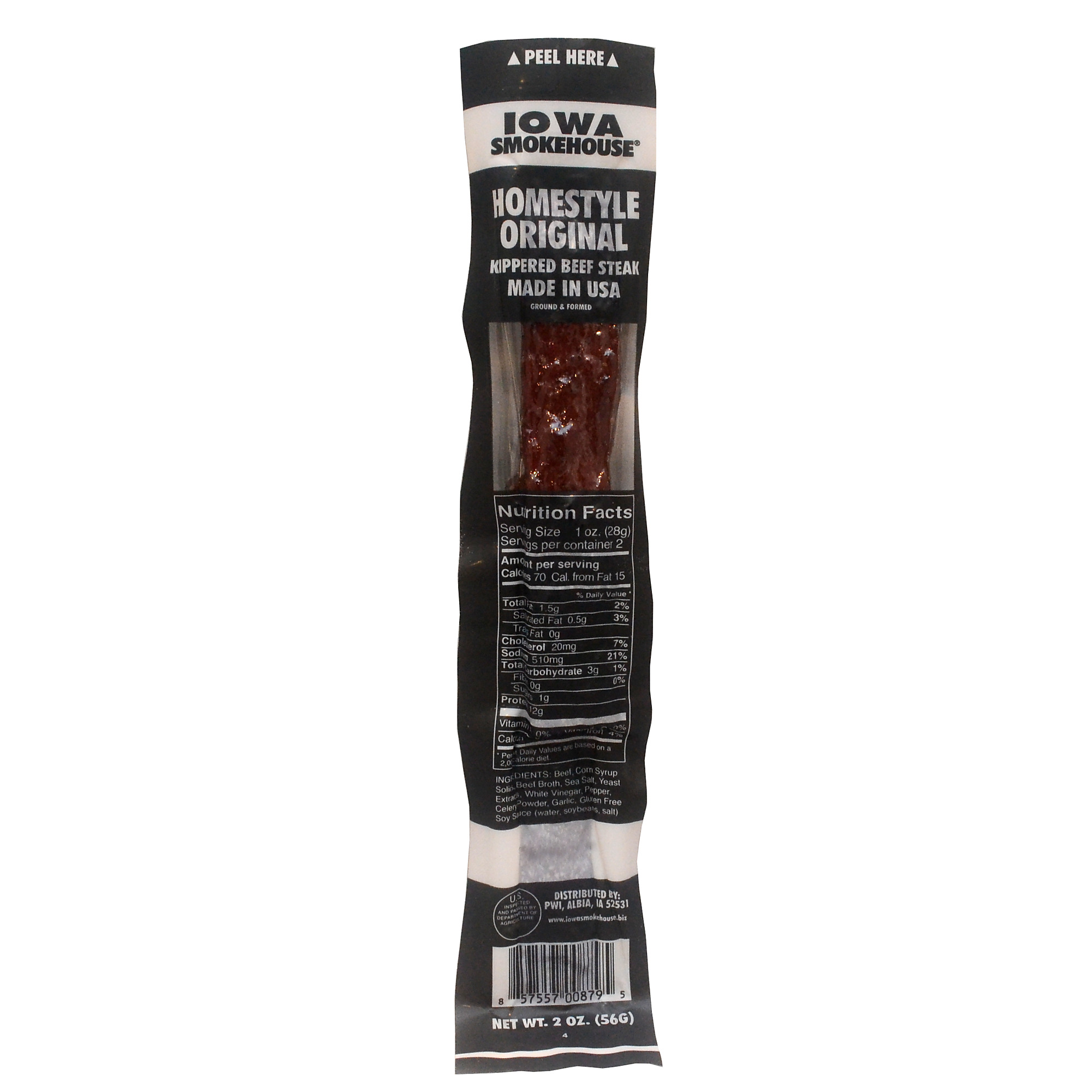 Iowa Smokehouse 2 oz Kippered Beef Steak Homestyle Original